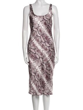 Cami NYC Snake-Print Midi Bodycon Dress-Worn once